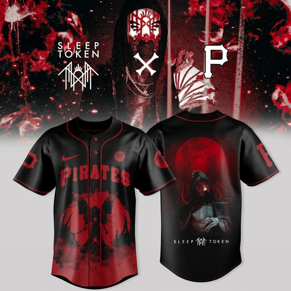 Pittsburgh Pirates X Sleep Token Even In Arcadia Tour Merch Baseball Jersey Pirates Merch