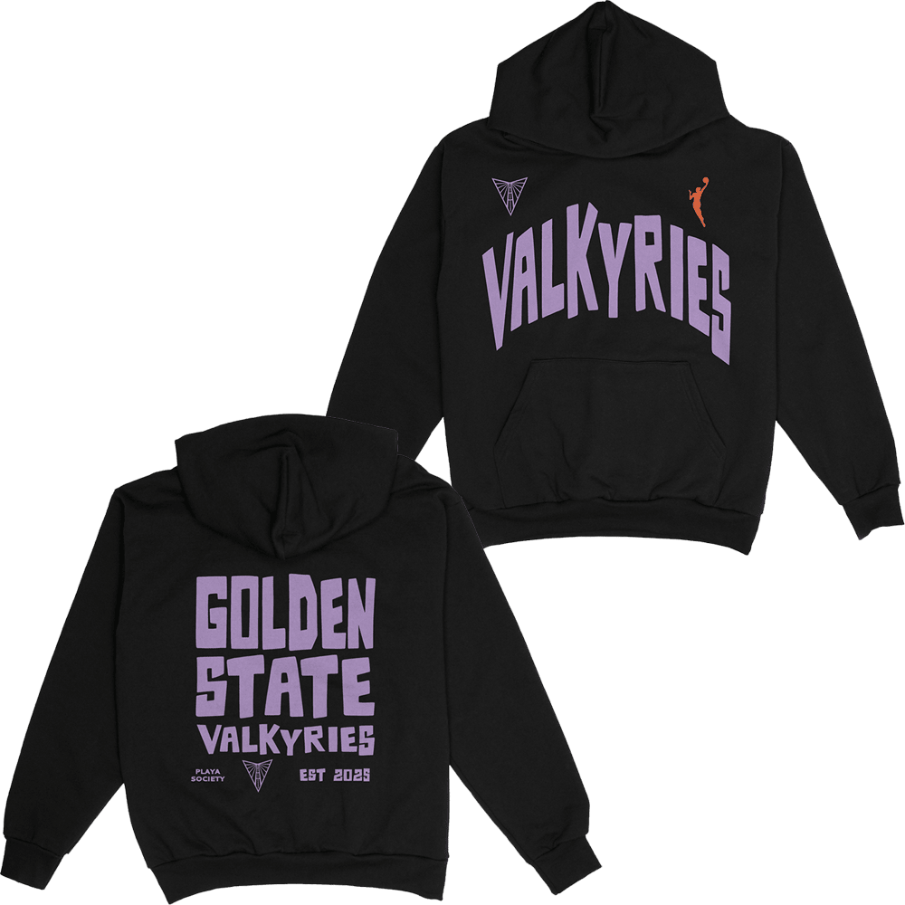 Playa Society Merch Golden State Valkyries Hoodie Father's Day Gifts For Husband