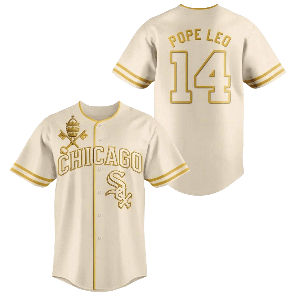 Pope Leo XIV Chicago Vatican City Connect Jersey First Fathers Day Gift Ideas