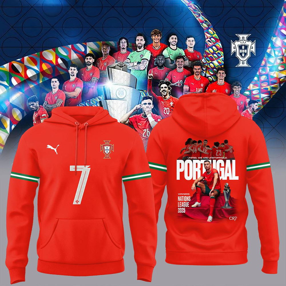 Portugal Champions UEFA Nations League 2025 Hoodie UEFA Merch Gifts For Football Fan