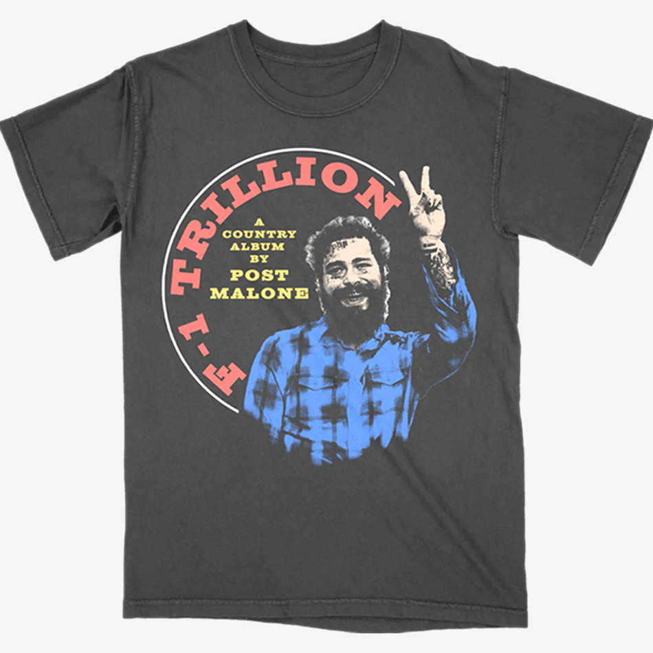 Post Malone Tour Merch 2025 F1 Trillion Peace T-Shirt Post Malone Merch Unique Gifts For Dad