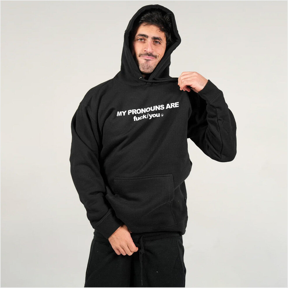 Pronouns Hoodie Duke Gomez Merch Birthday Gift Ideas Christmas Presents