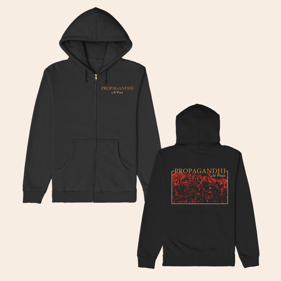 Propagandhi At Peace Album 2025 Zipper Hoodie Propagandhi Merch Birthday Gifts For Fans