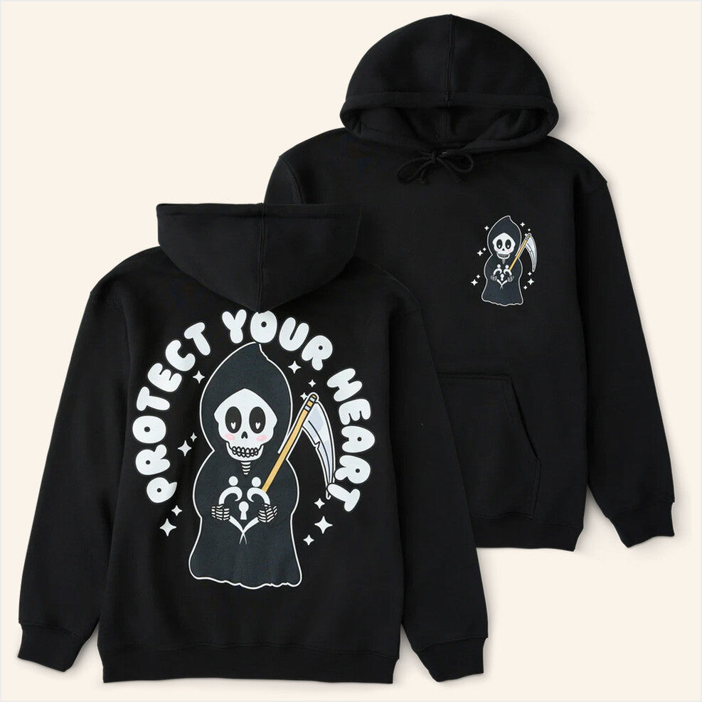 Protect Your Heart Jun 25 Black Hoodie XPLR Merch Gift Ideas For Him Best Friend Birthday Gifts
