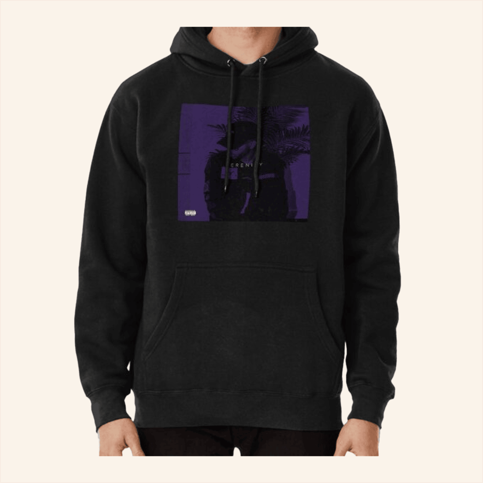 Purple Tiller Serenity Hoodie Bryson Tiller Merch Music Lover Birthday Gifts For Besties