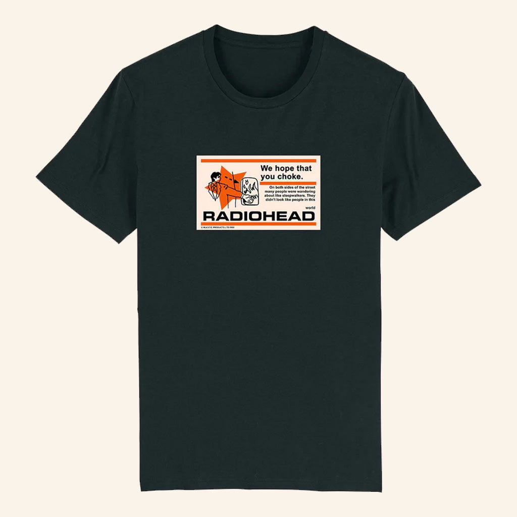 Radiohead Merch Choke T-Shirt Best Gifts For Husband