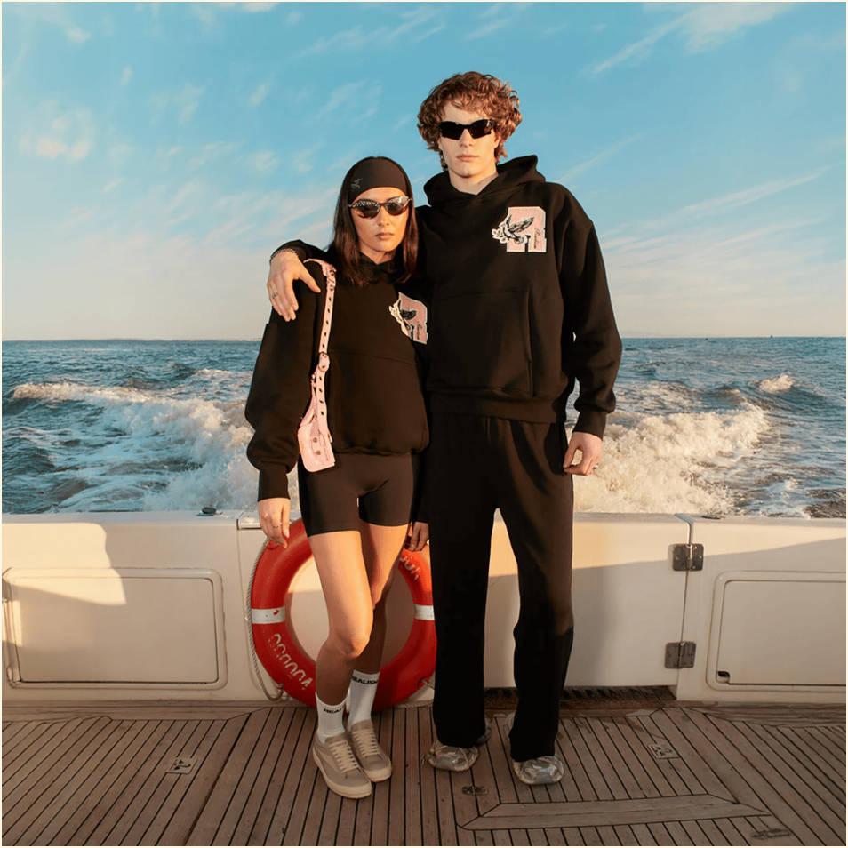 Realism Hoodie SSS REALISM College Team Hoodie Midnight Peach Birthday Gifts For Men Women