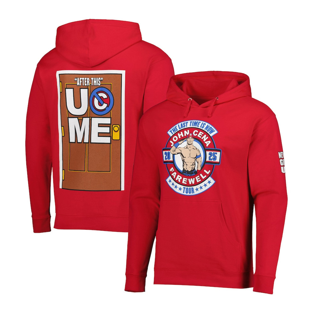 Red John Cena Farewell Tour Pullover Hoodie Useful Gifts For Dad