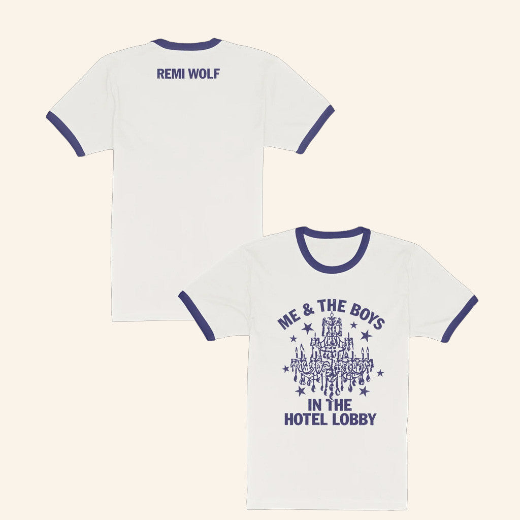Remi Wolf Merch Hotel Lobby Ringer T-Shirt Gifts For Girlfriends