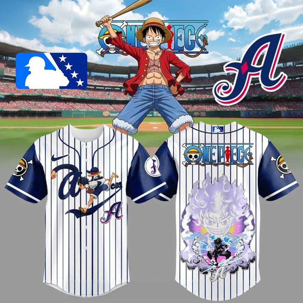Reno Aces x Straw Hat Luffy Gear 5 Jersey Reno Aces Merch Gifts For Baseball Fans