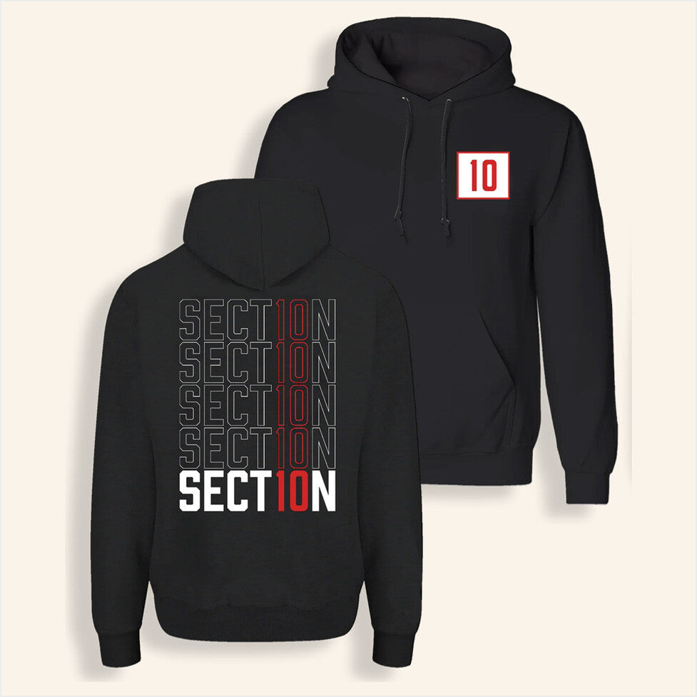 Repeating Hoodie Section 10 Merch Best Birthday Gifts For Husband Best Friend Gifts