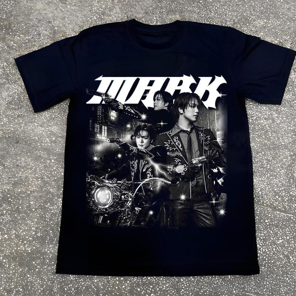 Retro Mark The FirstFruit Graphic Shirt Mark 82 Pressin Shirt NCT Mark Haechan T-Shirt