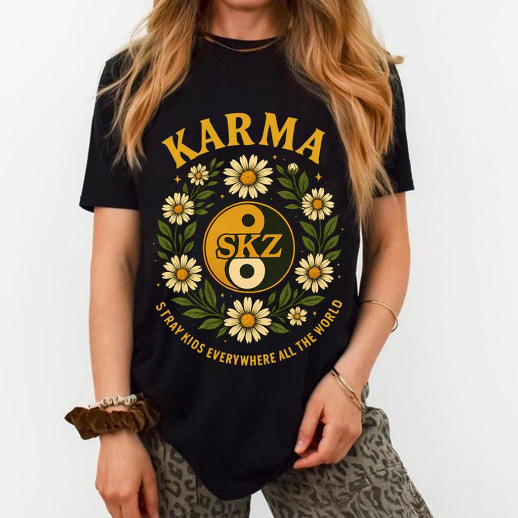 Retro Stray Kids Karma Shirt SKZ Karma Sweatshirt Stray Kids Karma Comeback Shirt Stray Kids