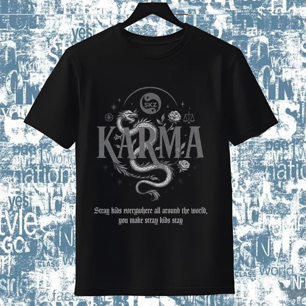 Retro Stray Kids Karma Shirt, SKZ Karma Sweatshirt, Stray Kids Karma Comeback Shirt, Stray Kids