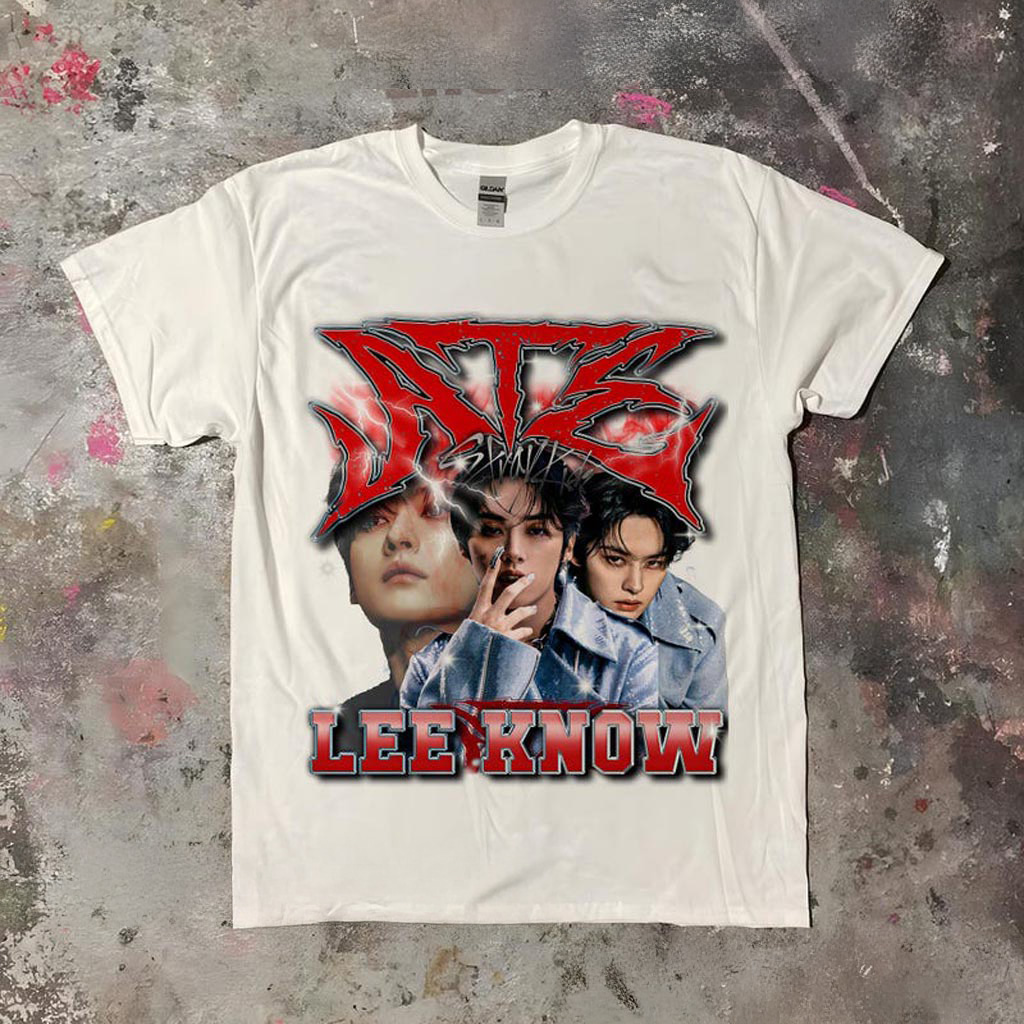 Retro Stray Kids Lee Know Domiate World Tour Shirt Stray Kids World Tour Hoodie Stray Kids