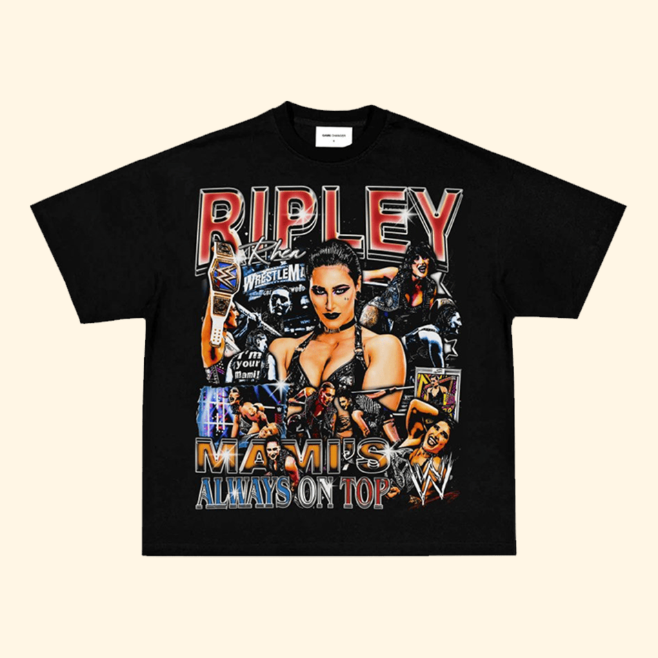 Rhea Ripley Always On Top T-Shirt Rhea Ripley Merch Useful Birthday Gifts For Dad Gifts For BFF