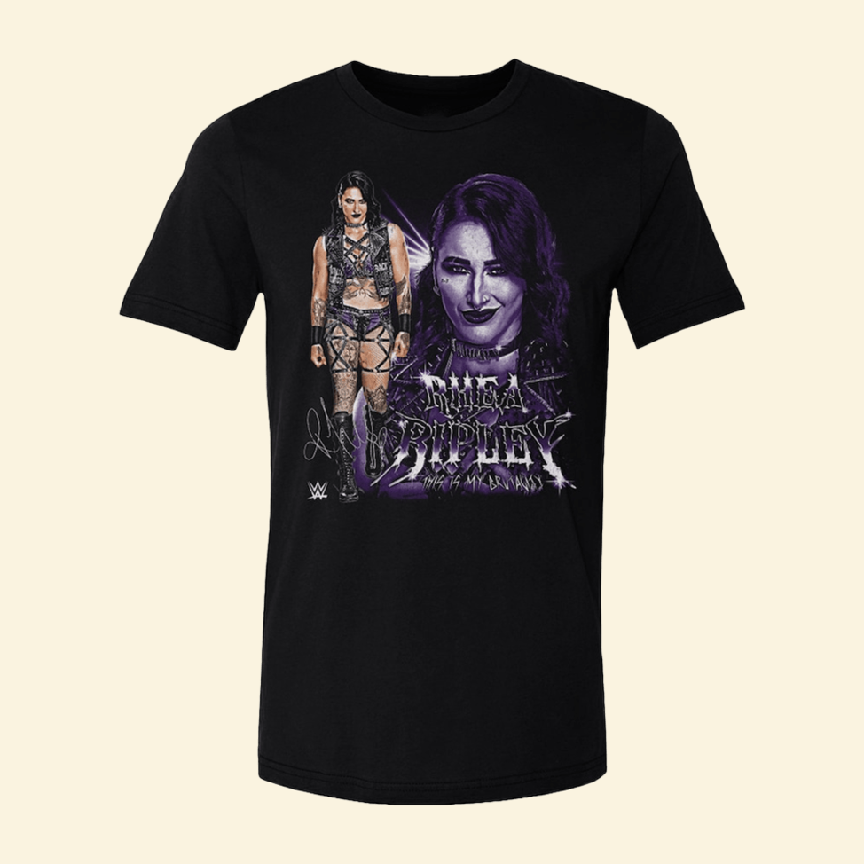 Rhea Ripley Shirt WWE Wrestling Merch Birthday Gifts For Wrestling Fans Cool Graphic Tee