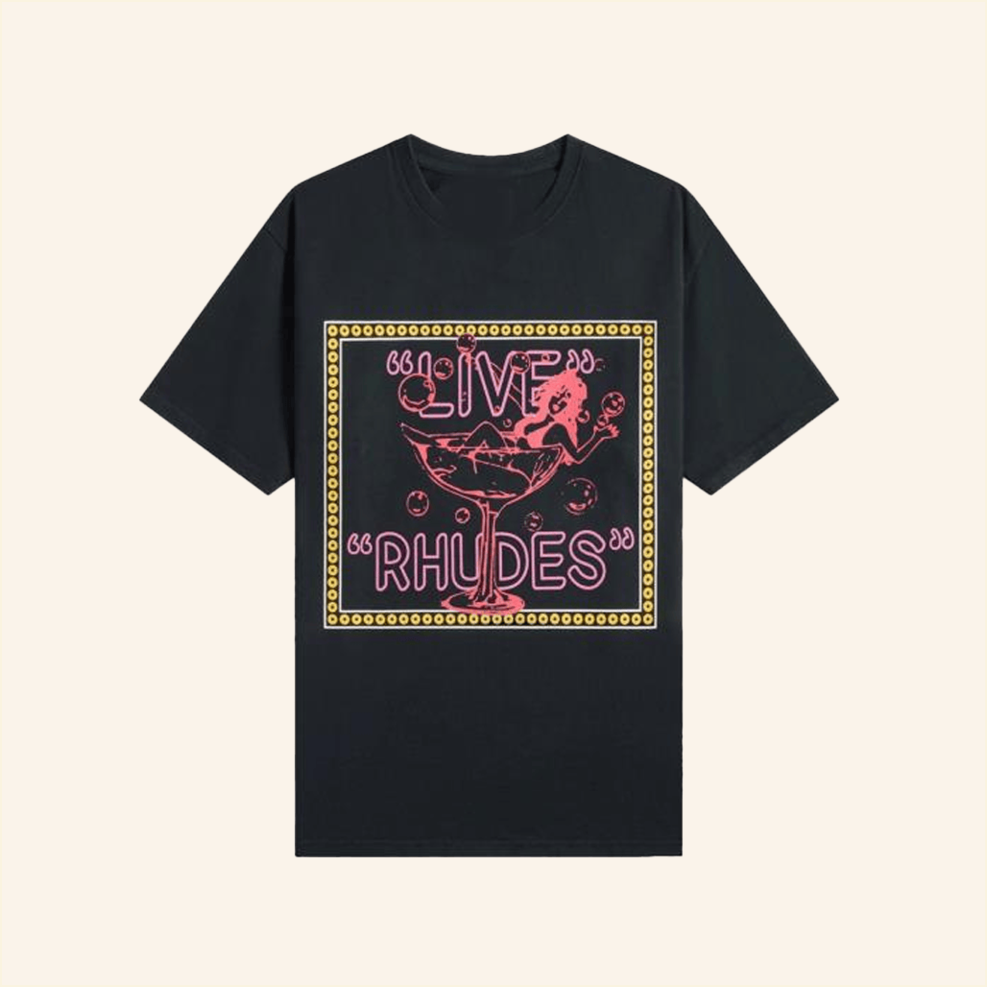 Rhude Live T-Shirt Kith Merch Boyfriend Gifts Birthday Gift Ideas Christmas Presents