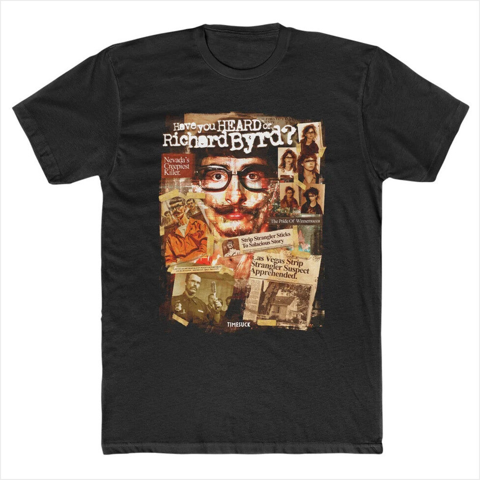 Richard Byrd Collage T-Shirt Bad Magic Merch Gift Ideas For Dudes BFF Birthday Gifts