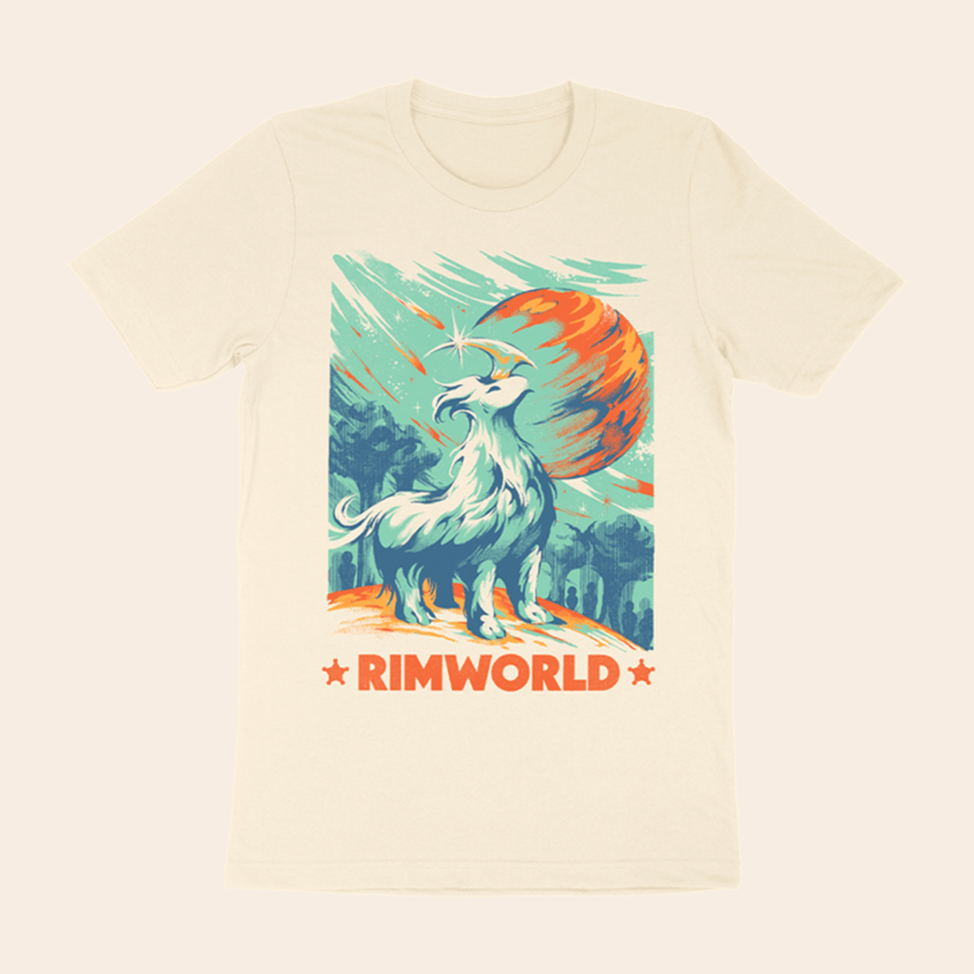 RimWorld T Shirt Gaming Merch Great Gifts For Strategy Game Lovers Or Dads Who Play Games