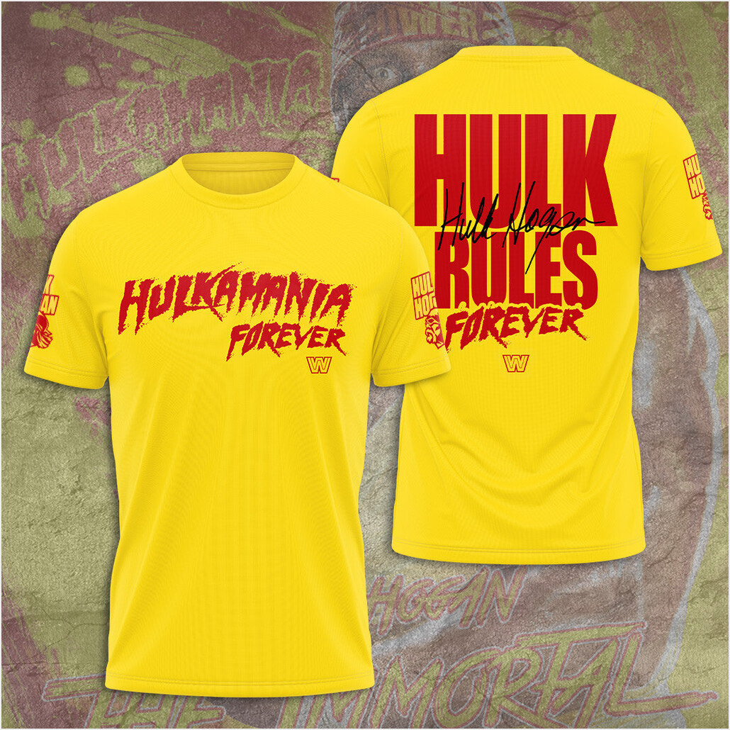 RIP Hulk Hogan T-Shirt Hulkamania Forever Shirt Hulk Rules Forever BFF Birthday Gifts Ideas