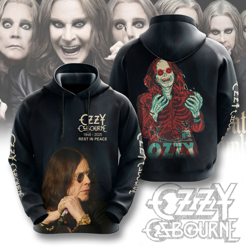 Rip Ozzy Osbourne Thank You For The Memories Hoodie Cool Gifts For Music Lovers