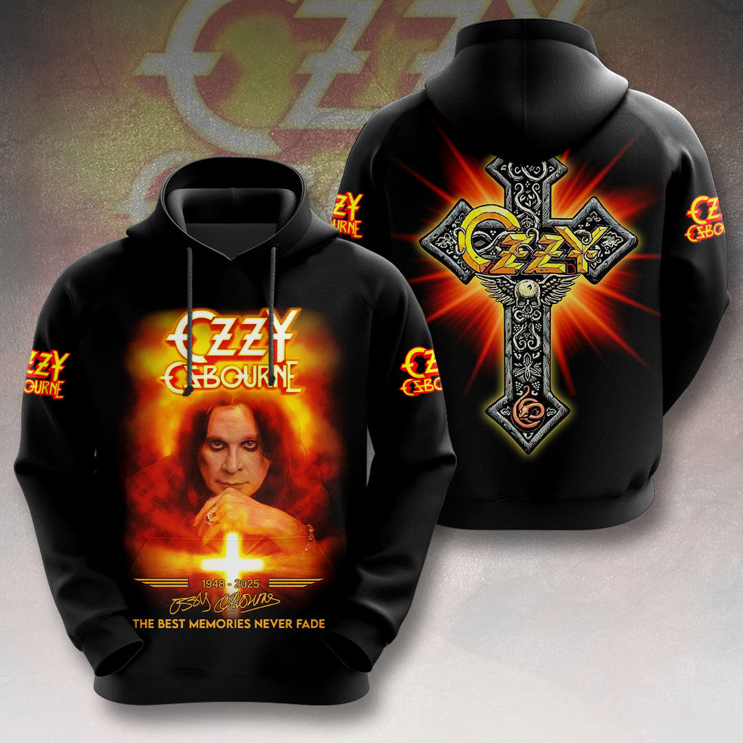 Rip Ozzy Osbourne Thank You For The Memories Hoodie The Best Memories Never Fade Hoodie