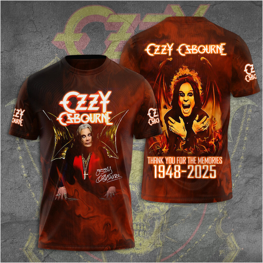 RIP Ozzy Osbourne Thank You For The Memories Shirt Ozzy Osbourne Forever Shirt Gifts For Dad