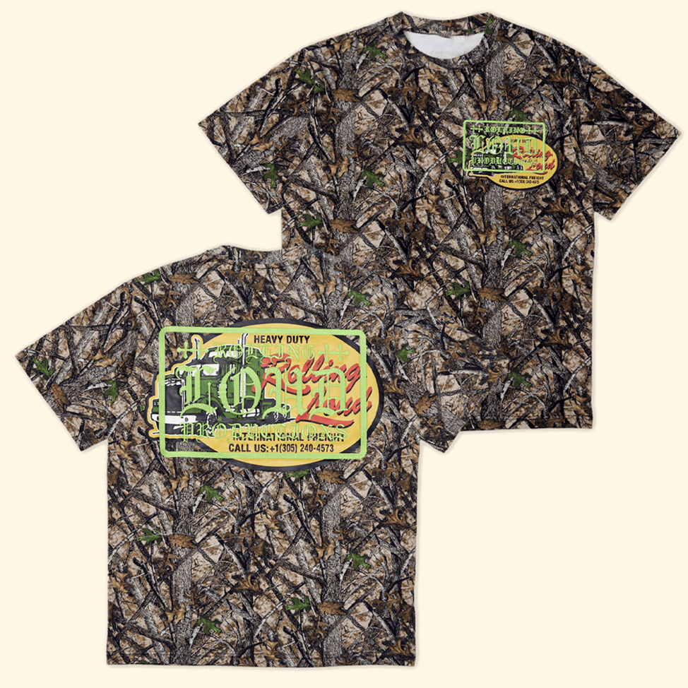 RL Heavy Duty Trucking Camo T-Shirt Rolling Loud Merch Mother's Day Presents For Daughter