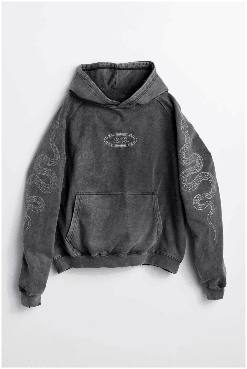 Rob Rausch Merch Vintage Faded Snake Hoodie Gifts For Dudes Birthday Gifts For Best Friend