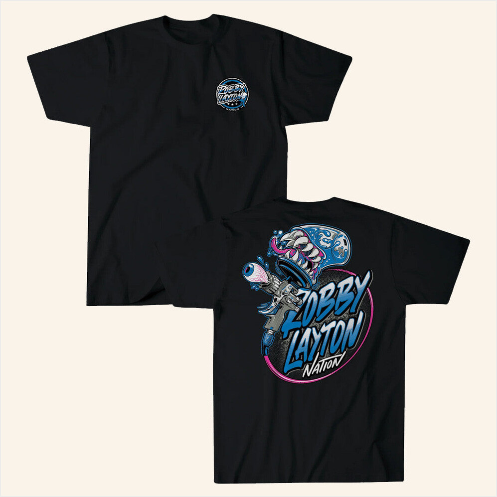 Robby Layton Nation Spray Shirt Robby Layton Merch Birthday Gifts For Friends