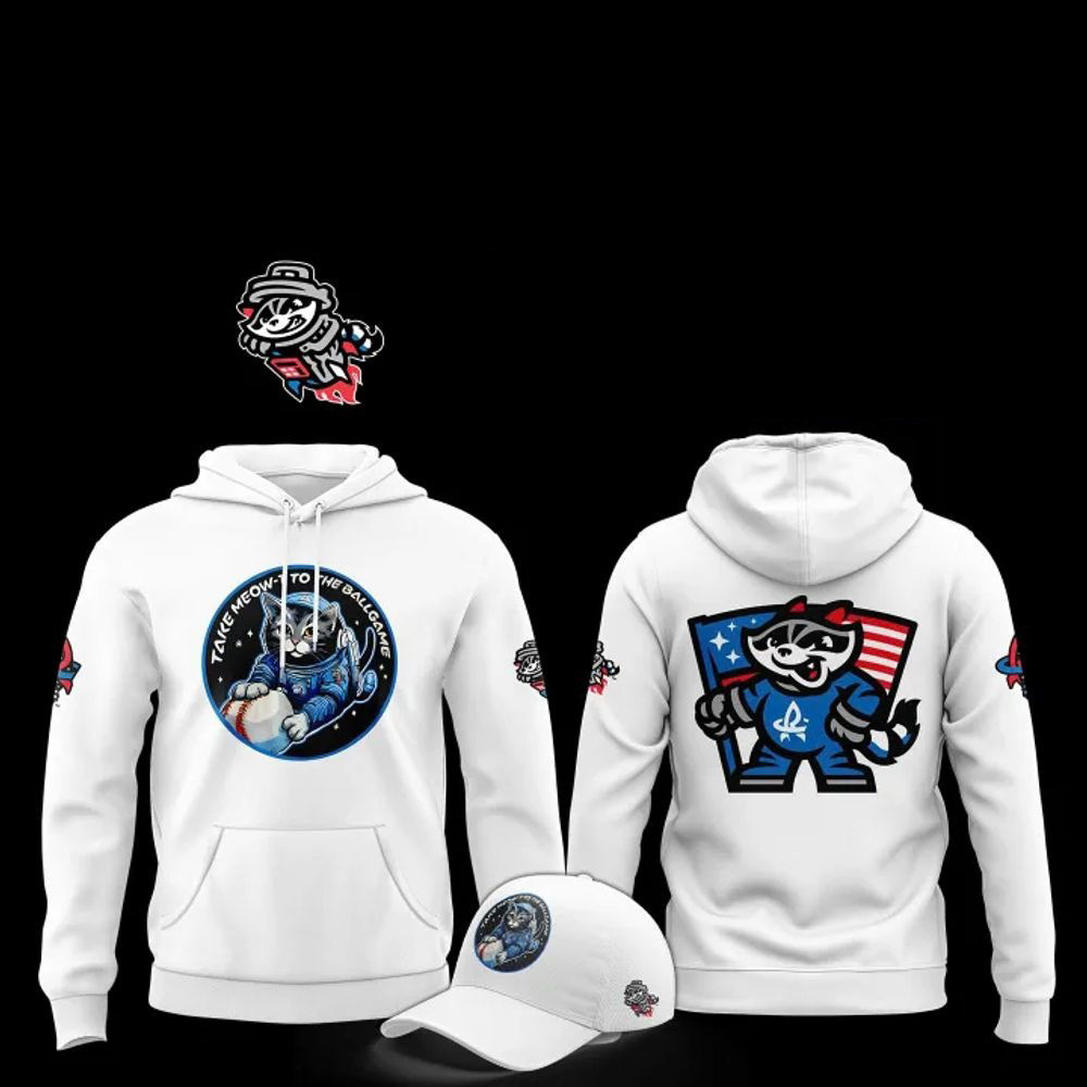 Rocket City Trash Pandas X Cat Night 2025 Hoodie Dad Fathers Day Gifts