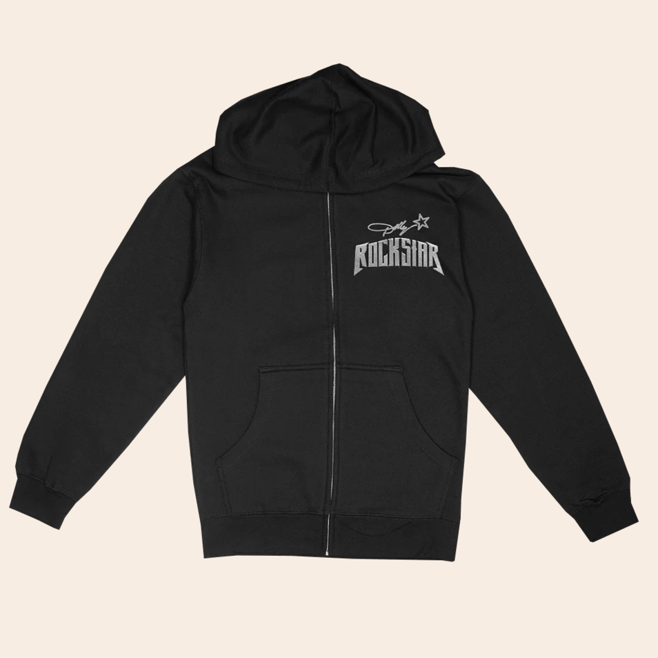 Rockstar Zip Up Hoodie Dolly Parton Merch Dolly Parton Hoodie Father's Day Gifts For Husband