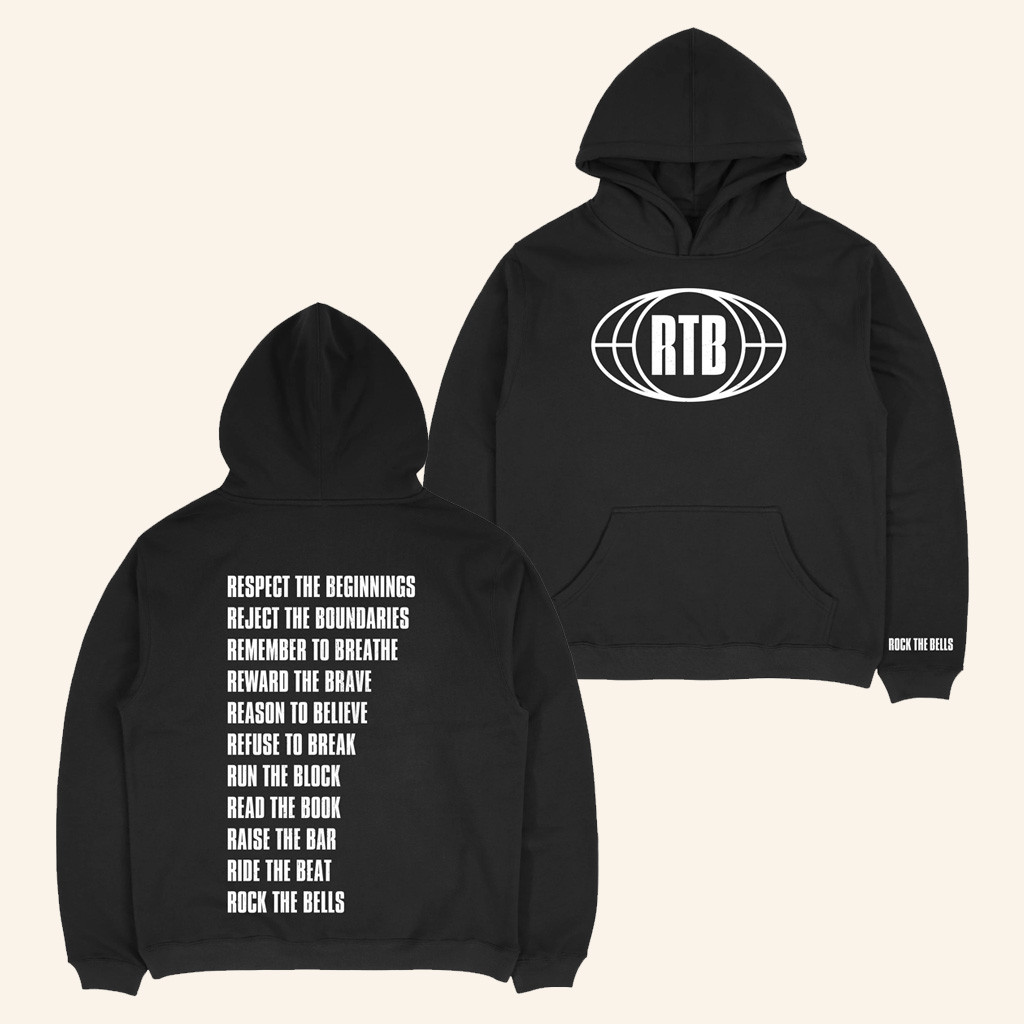Rockthebells Merch Rtb The Statement Black Hoodie Best Gifts For Boyfriend