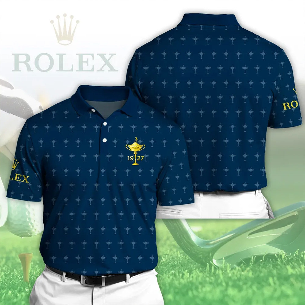 Rolex Ryder Cup 2025 Polo Shirt USA Team Golf Merch Golf Related Gifts For Dad