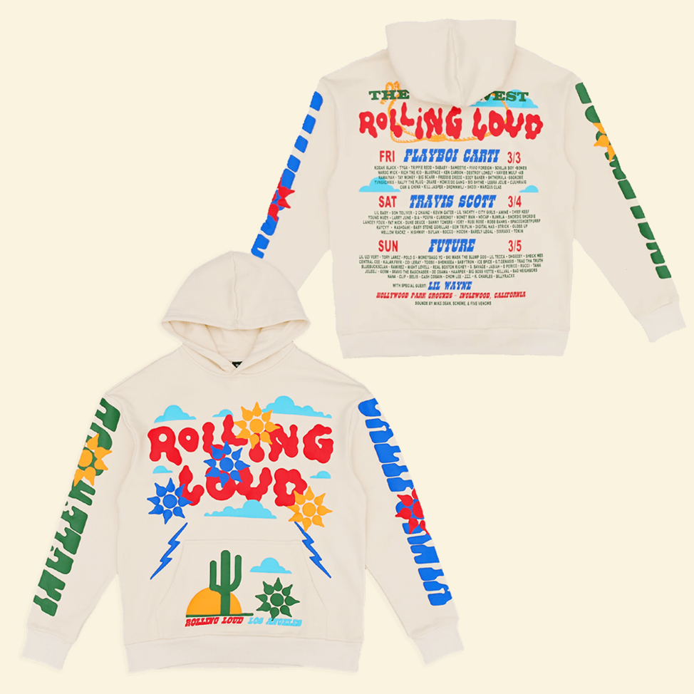 Rolling Loud Wild West Hoodie Rolling Loud Merch Mother's Day Gifts For Her BFF Gifts Ideas