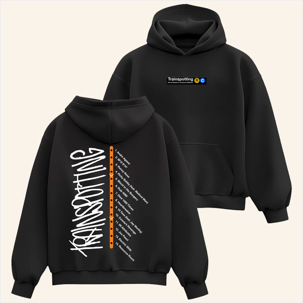 Rome Streetz And Conductor Williams Trainspotting Black Hoodie Massappeal Merch