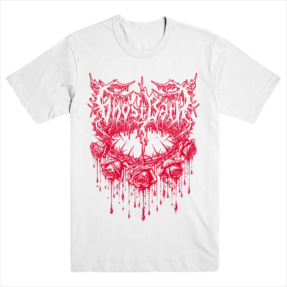 Rose Thorn Illustration Shirt Ghost Bath Merch Ghost Bath Shirt Father'S Day Gifts For Metal Music Lovers