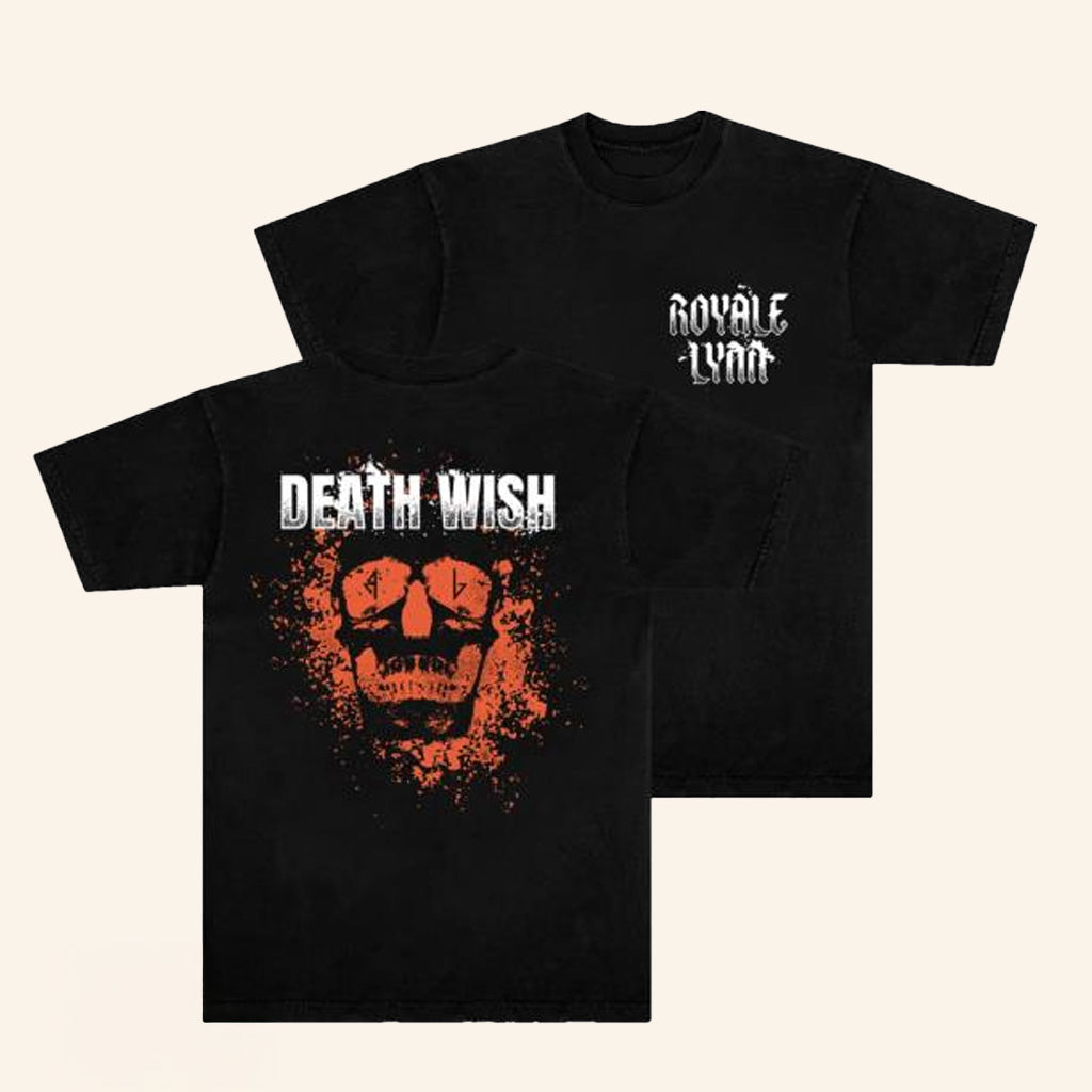 Royale Lynn Music Merch Death Wish T-Shirt Birthday Gifts For Boyfriend