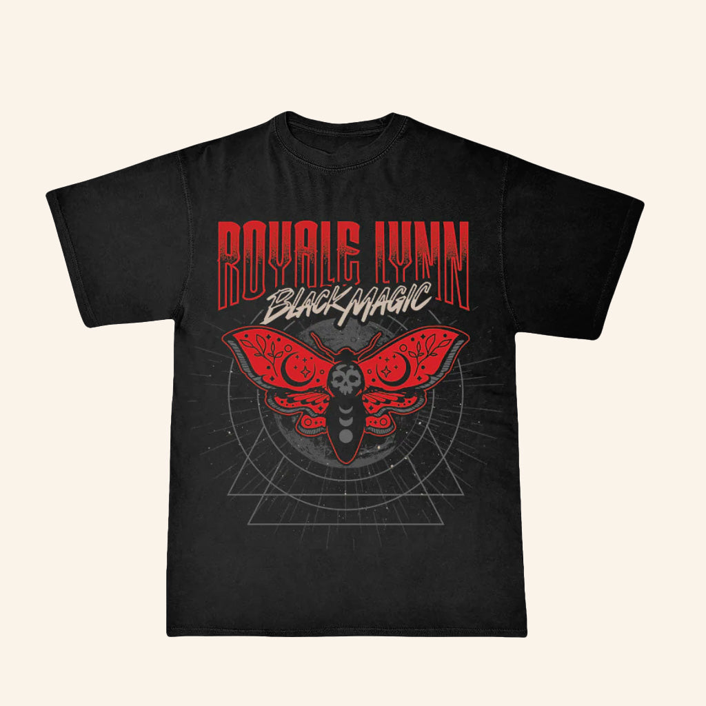 Royale Lynn Music Merch Moth Black T-Shirt Gifts For Him