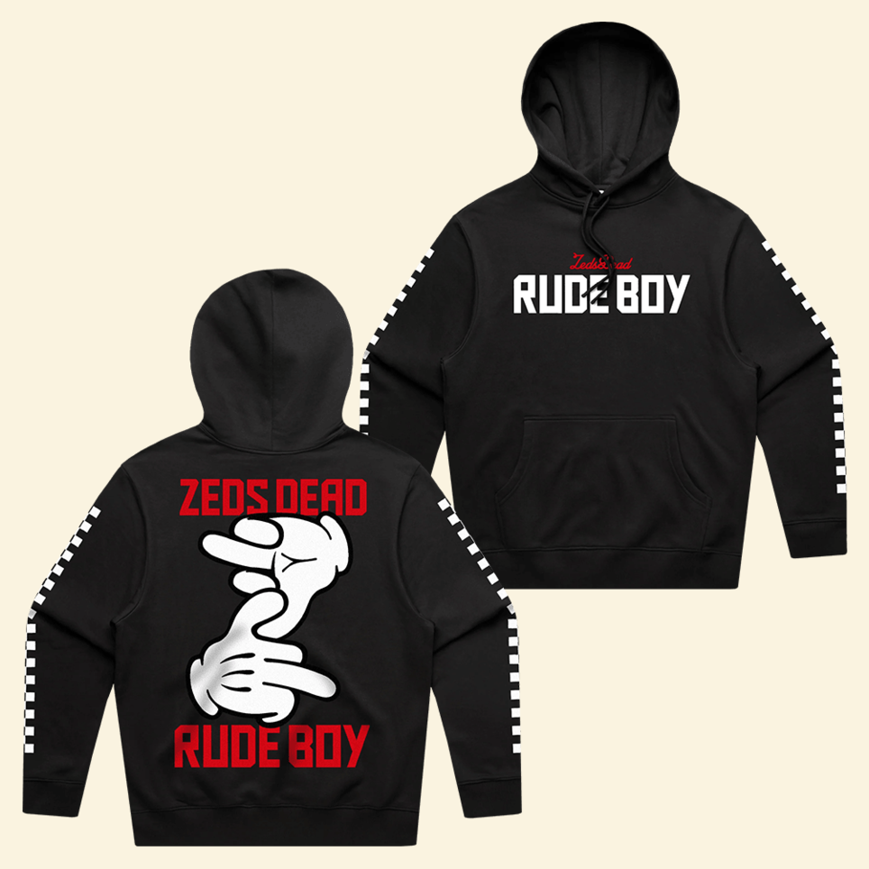 Rude Boy Hoodie Zeds Dead Merch Zeds Dead Hoodie Dad Birthday Gifts For Father's Day 2025