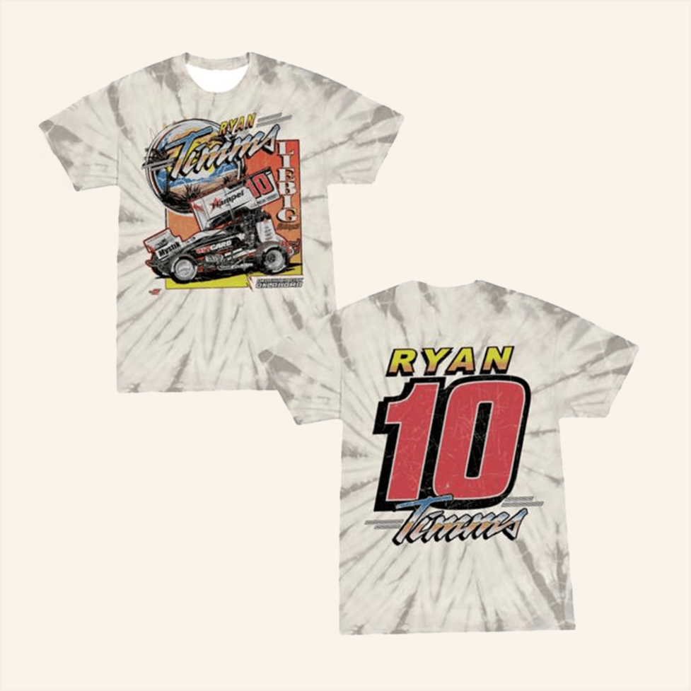 Ryan Timms Retro Summer Sunset Tie Dye T-Shirt Team 5t Ryan Timms Merch Birthday Gifts For Fans