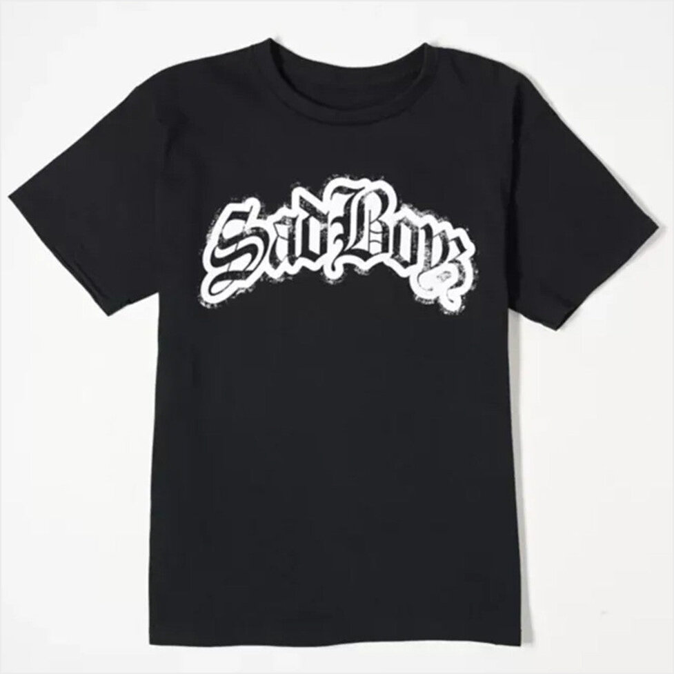 Sad Boyz Black Shirt Junior H Sad Boyz Merch Birthday Gifts For Son Gifts For Friends