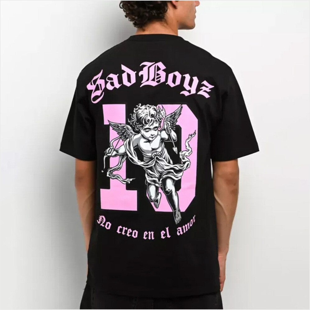 Sad Boyz Diez Mi Amor Black T-Shirt Junior H Sad Boyz Merch Best Birthday Gifts For Best Friend
