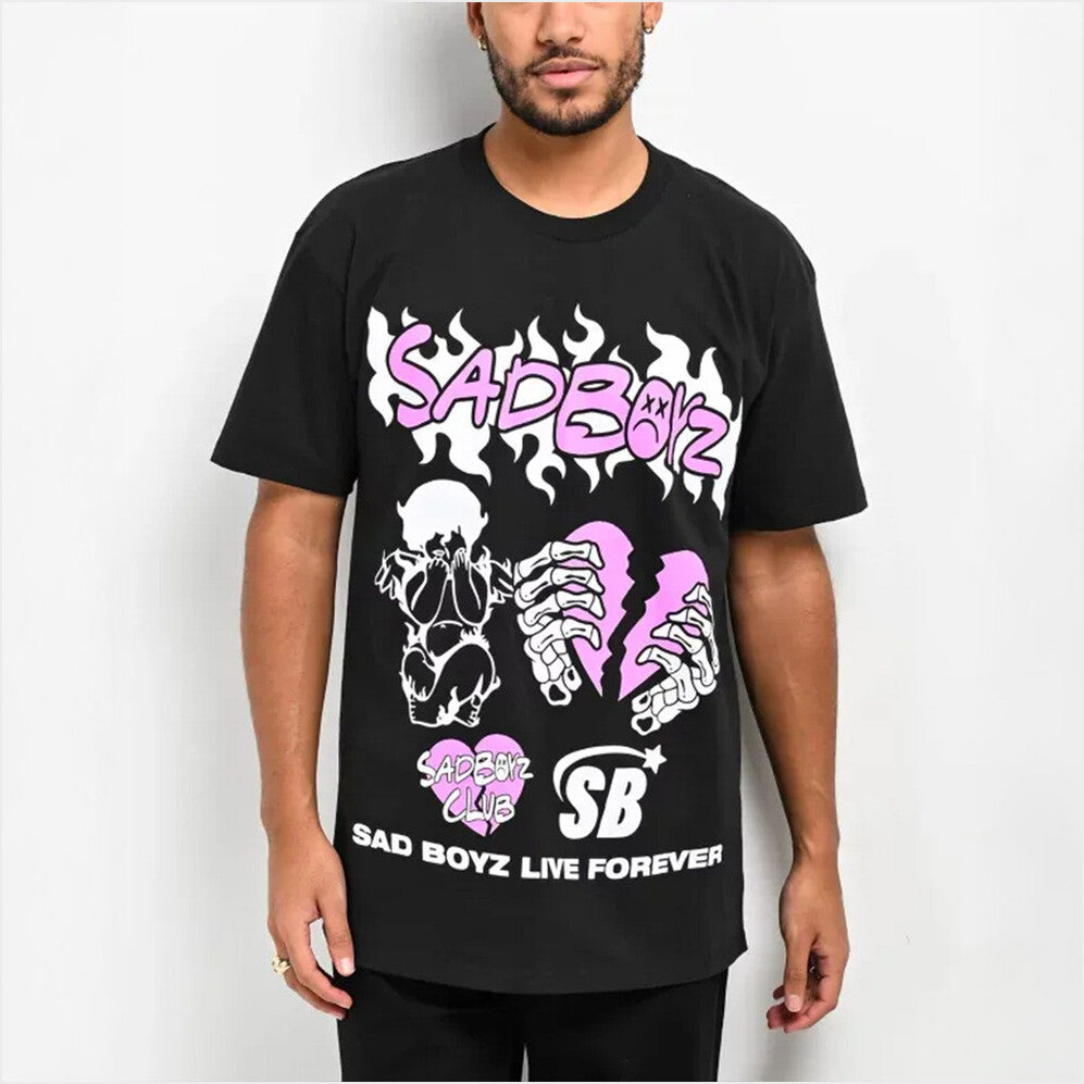 Sad Boyz Live Forever T-Shirt Junior H Sad Boyz Merch Best Friend Birthday Gifts