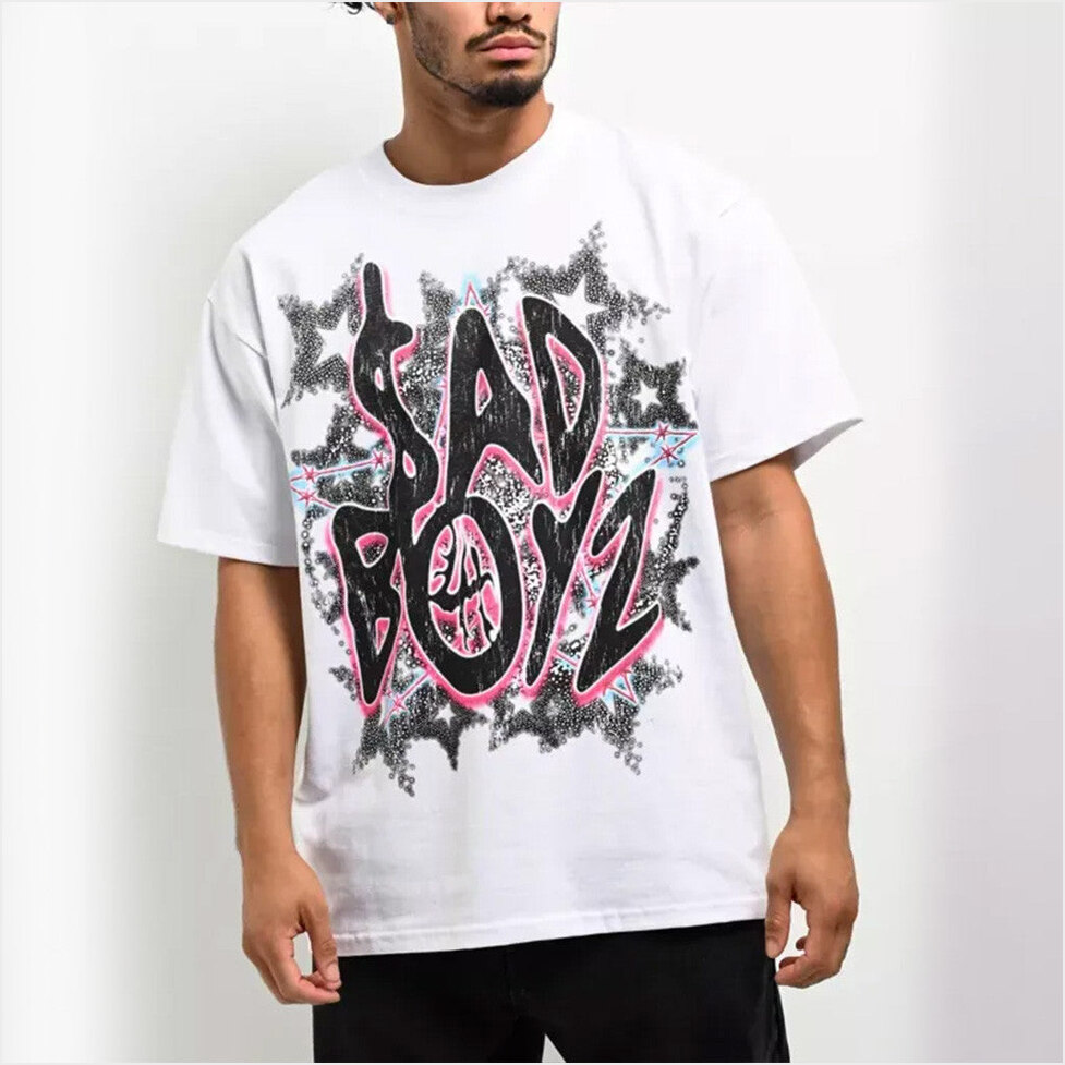 Sad Boyz White T-Shirt Junior H Sad Boyz Merch Best Friend Birthday Gifts Christmas Presents