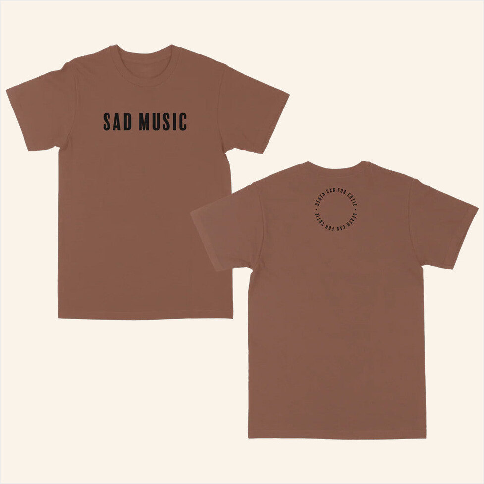 Sad Music T-Shirt Death Cab For Cutie Merch ChestnutSad Music Shirt Birthday Gifts For Fans