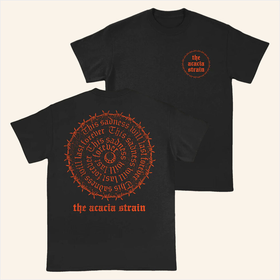 Sadness Spiral Shirt The Acacia Strain Merch Gift Ideas For Him Birthday Gifts For Friends