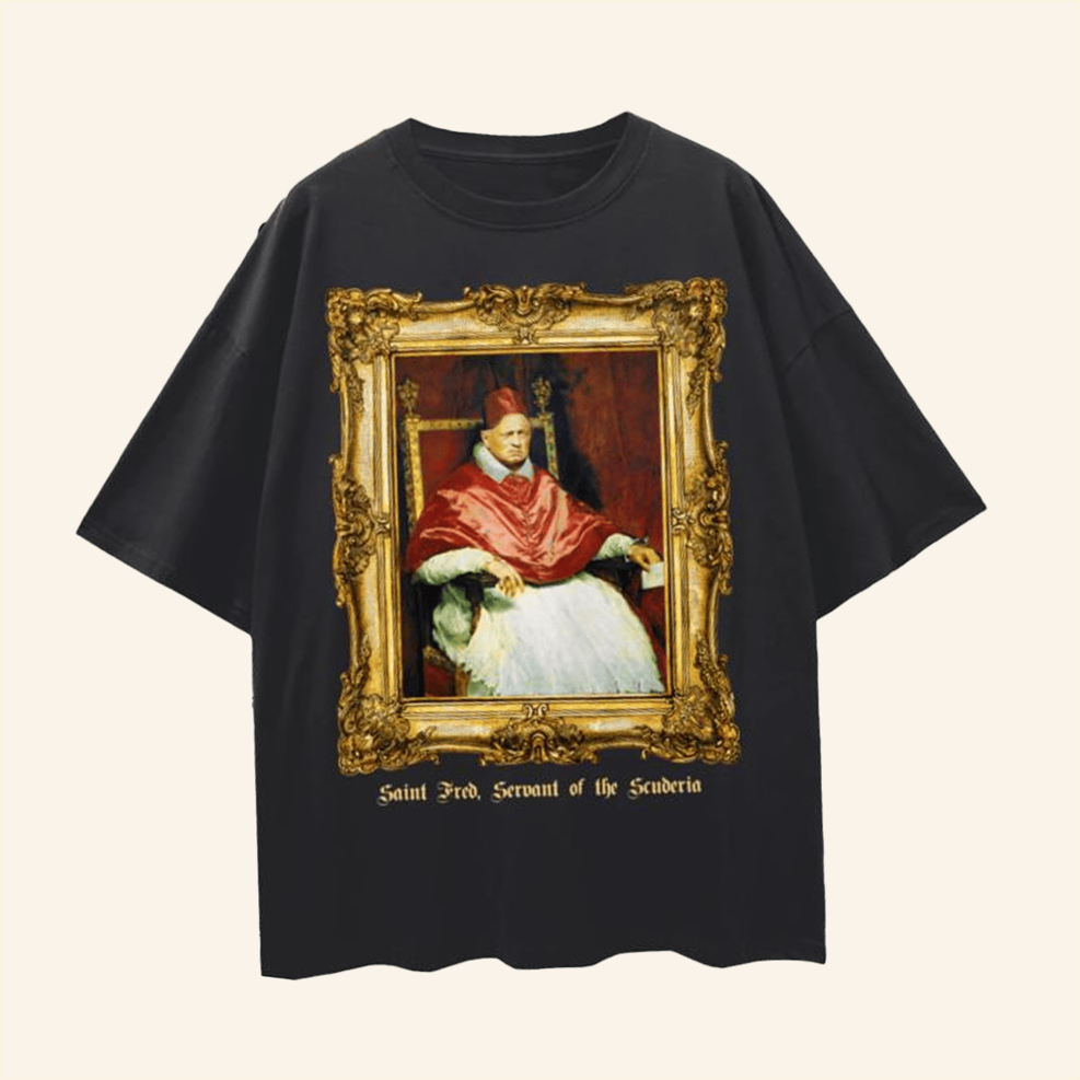 Saint Fred Vasseur T-Shirt The Red Flags Pod Merch Birthday Gifts For Friends