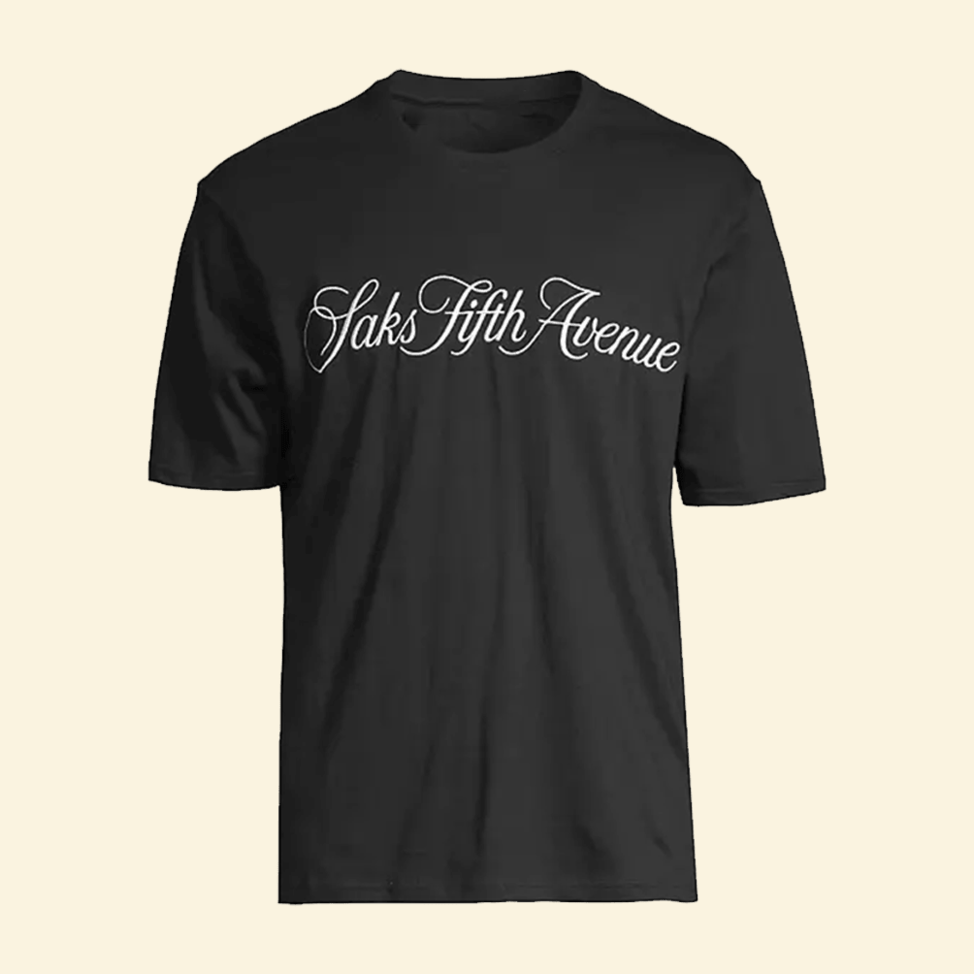 Saks Fifth Avenue T-Shirt Saks Fifth Avenue Merch Great Father's Day Gifts For BFF